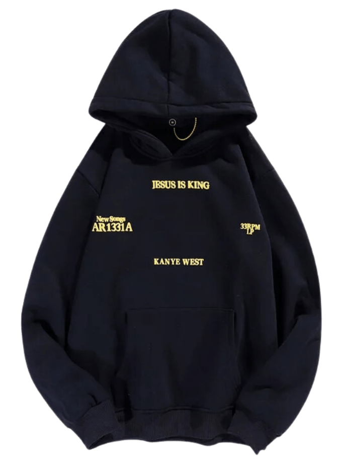 Jesus Is King Kanye West Navy Fleece