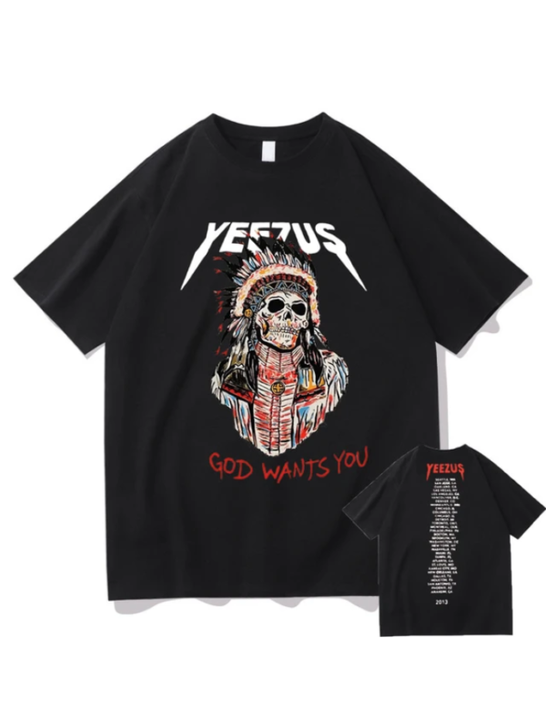 God Wants Kanye West Double Sided Logo Print