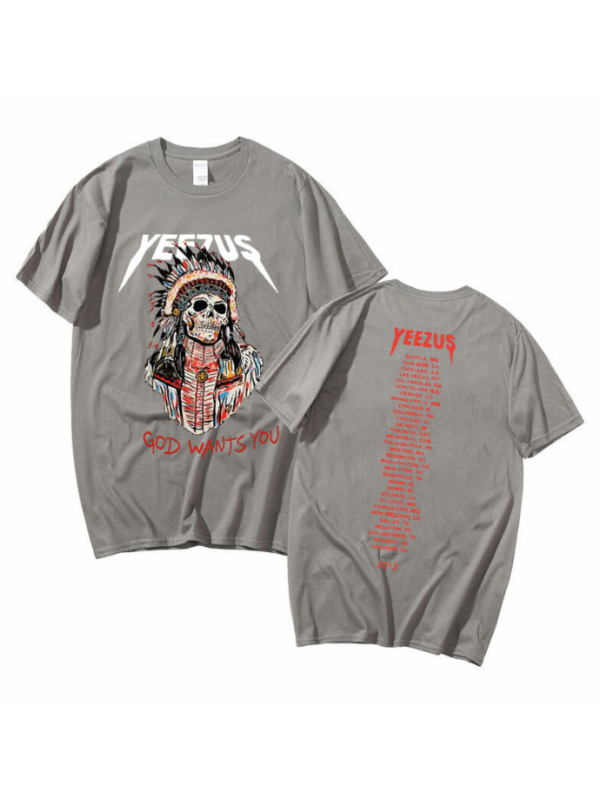 God Wants Kanye West Double Sided Logo Print