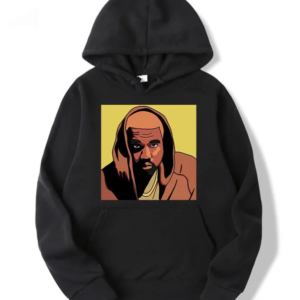 Kanye West Face Art Poster Hoodie