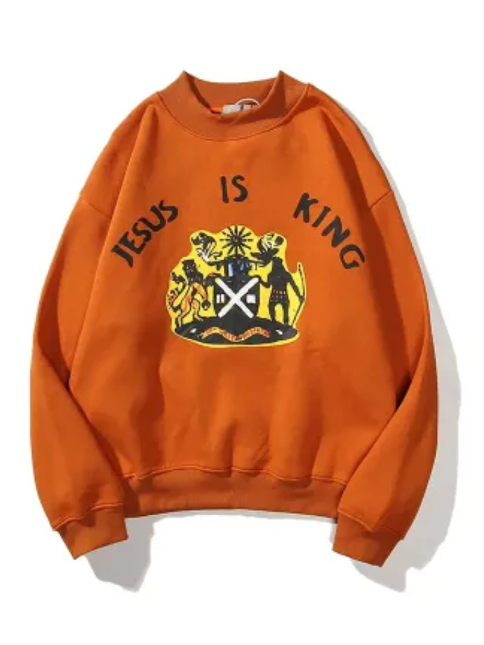 Kanye West Jesus Is King Pullover Loose Sweatshirt