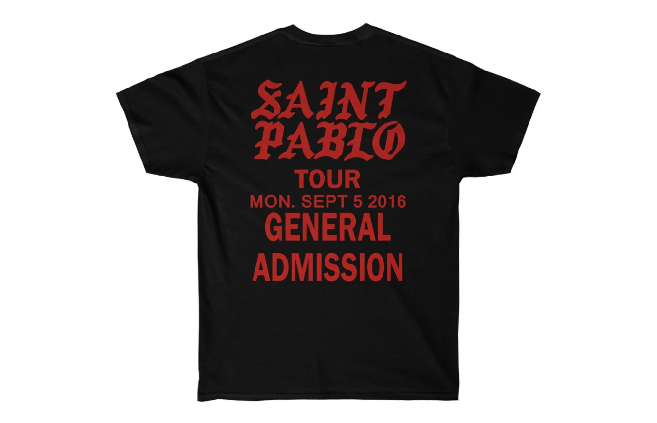 saint pablo t shirt