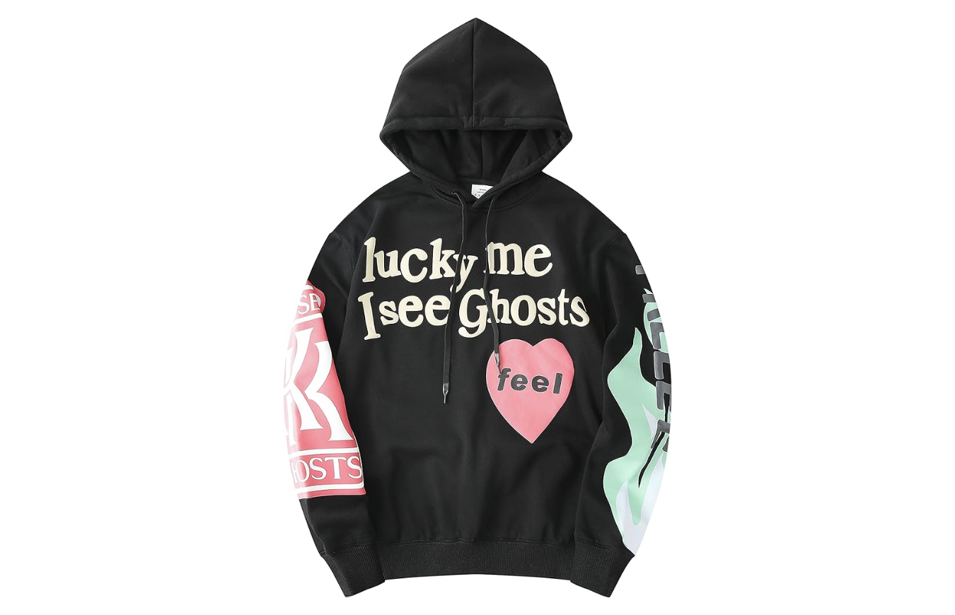 lucky me i see ghosts hoodie authentic