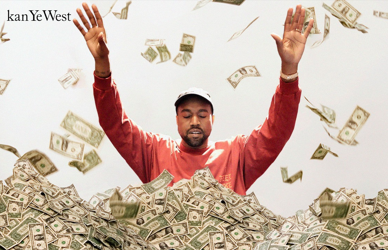 why kanye west is so rich